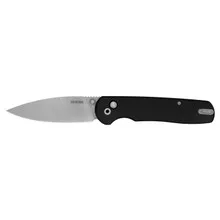 (Blemish on Blade) Open Box / Return Kershaw Remnant D2 Stonewashed Black Micarta Folding Knife 2054